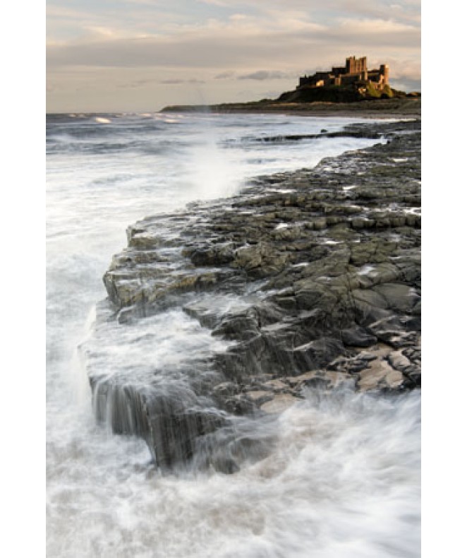 Evening sunlight Bamburgh